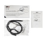 Стетоскоп, Amrus 04-AM400 терапевтический двухсторонний черный