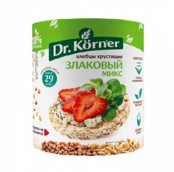 Хлебцы, Doctor Korner (Доктор Кернер) 90 г хрустящие злаковый микс