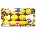 Платки носовые, Bella (Белла) 100 шт универсальные лимон