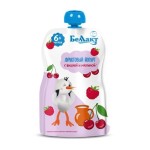 Пюре, Беллакт 90 г Фруктовый йогурт с вишней и малиной с 6 мес гуалапак