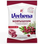 Карамель леденцовая с начинкой, Verbena (Вербена) 60 г БАД Боярышник черная смородина