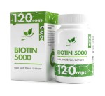 Биотин, NaturalSupp (НатуралСапп) капсулы 5000 мкг 120 шт