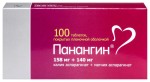 Панангин, таблетки покрытые пленочной оболочкой 158 мг+140 мг 100 шт