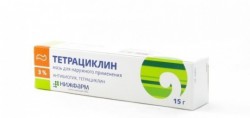Тетрациклин мазь д/наружн. прим. 3% 15 г 1 шт.