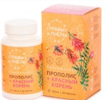 Прополис + красный корень, таблетки 0.55 г 60 шт
