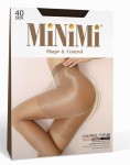 Колготки, MiNiMi (МиНиМи) р. 2 40/140 den Контрол топ черные