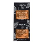 Скраб-эксфолиант для лица, Apivita (Апивита) 8 мл 2 шт Экспресс бьюти с абрикосом деликатный