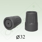 Наконечник для трости и костылей, р. 32 мм 1 шт цвет в ассортименте