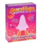 Соль шипучая для ванн, Laboratory Katrin (Лаборатория Катрин) 130 г Спейс Флайт плавающая ракета с пеной и цветными вставками