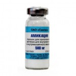 Амикацина сульфат, лиофилизат для приготовления раствора для внутривенного и внутримышечного введения 500 мг 1 шт