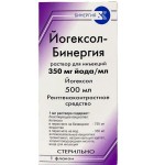 Йогексол-Бинергия, раствор для инъекций 350 мг йода/мл 500 мл 1 шт флаконы