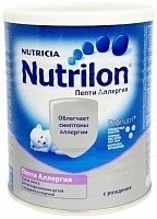 Смесь молочная Nutrilon Пепти Аллергия с пребиотиками с рождения 400 г