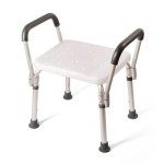 Стул для ванны, арт. 10570 без спинки с поручнями до 150 кг