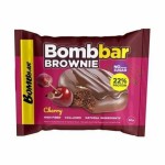 Печенье протеиновое, Bombbar (Бомббар) 50 г Брауни глазированное вишневый