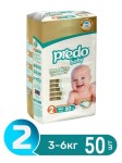 Подгузники детские, Predo (Предо) р. 2 mini (3-6 кг) 50 шт бэби