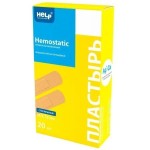 Пластырь бактерицидный, Help (Хелп) р. 19ммх72мм 20 шт Гемостатик кровоостанавливающий с альгинатом кальция и ионами серебра