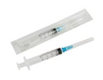 Шприц, 2 мл р. 0.6ммх30мм 23G 100 шт трехкомпонентный с иглой