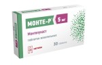 Монте-Р, таблетки жевательные 5 мг 30 шт