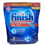 Средство для посудомоечных машин, Finish (Финиш) таблетки 734 г Олл ин уан 26 шт + 13 шт