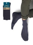 Носки мужские, Omsa (Омса) р. 39-41 (25-27) ECO 403 Эко гладь Blu синий