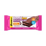 Пирожное протеиновое, Bombbar (Бомббар) 45 г Брауни глазированное двойной шоколад