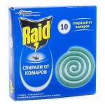 Спирали, Raid (Рейд) 10 шт против комаров