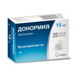 Донормил, таблетки шипучие 15 мг 20 шт