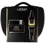 Набор, Lierac (Лиерак) 50 мл + 13 мл + 5 мл Премиум в косметичке крем насыщенный + сыворотка абсолют + крем для контура глаз