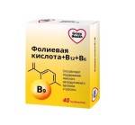 Фолиевая кислота + В12 + B6, Gross Health (Гросс Хелс) таблетки 0.22 г 40 шт