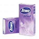 Платки носовые одноразовые, Zewa (Зева) 10 шт делюкс