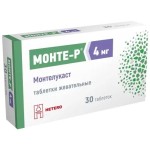 Монте-Р, таблетки жевательные 4 мг 30 шт