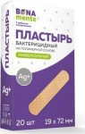 Пластырь бактерицидный, Bona Mente (Бона Менте) р. 19ммx72мм 20 шт универсальный на полимерной основе с ионами серебра