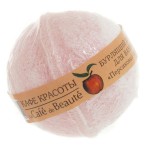 Шарик для ванны, Кафе красоты 100 г Персиковый сорбет бурлящий