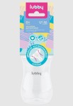 Бутылочка для кормления, Lubby (Лабби) 270 мл арт. 34565 с широким горлышком и силиконовой соской