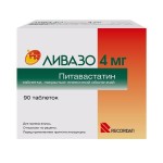 Ливазо, таблетки покрытые пленочной оболочкой 4 мг 90 шт