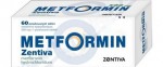 Метформин Зентива, таблетки покрытые пленочной оболочкой 1000 мг 60 шт