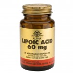 Альфа-липоевая кислота 60 мг, Solgar (Солгар) капсулы 500 мг 30 шт