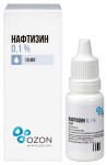 Нафтизин, капли назальные 0.1% 10 мл 1 шт (рег. № ЛП-005743 и ЛП-№(009919)-(РГ-RU)