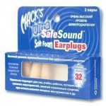 Беруши, Mack's (Макс) 2 шт СэйфСаунд защита от шума