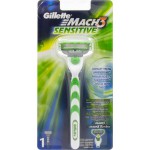 Станок для бритья, Gillette (Жиллет) мак 3 сенситив  + 1 кассета