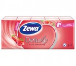 Платки носовые одноразовые, Zewa (Зева) 100 шт Делюкс клубника