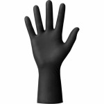Перчатки хозяйственные нитриловые, Ideall (Идеалл) р. M 1 шт Нитрил мото особопрочные удлиненные неопудренные пара черные