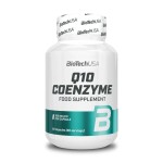 Коэнзим Q10, BioTechUSA (БиотехЮЭсЭй) капсулы 100 мг / 968 мг 60 шт Coenzyme Q10 H2O Аш2О Ку10 (водорастворимый с витамином С)